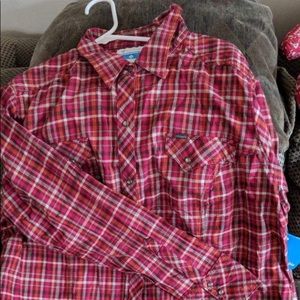 NWT Columbia button up flannel shirt